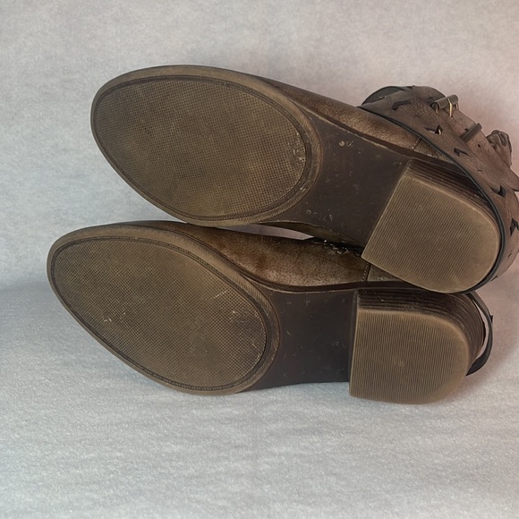 Rampage Leather Ankle Boots Brown Women’s 6 - Picture 11 of 12